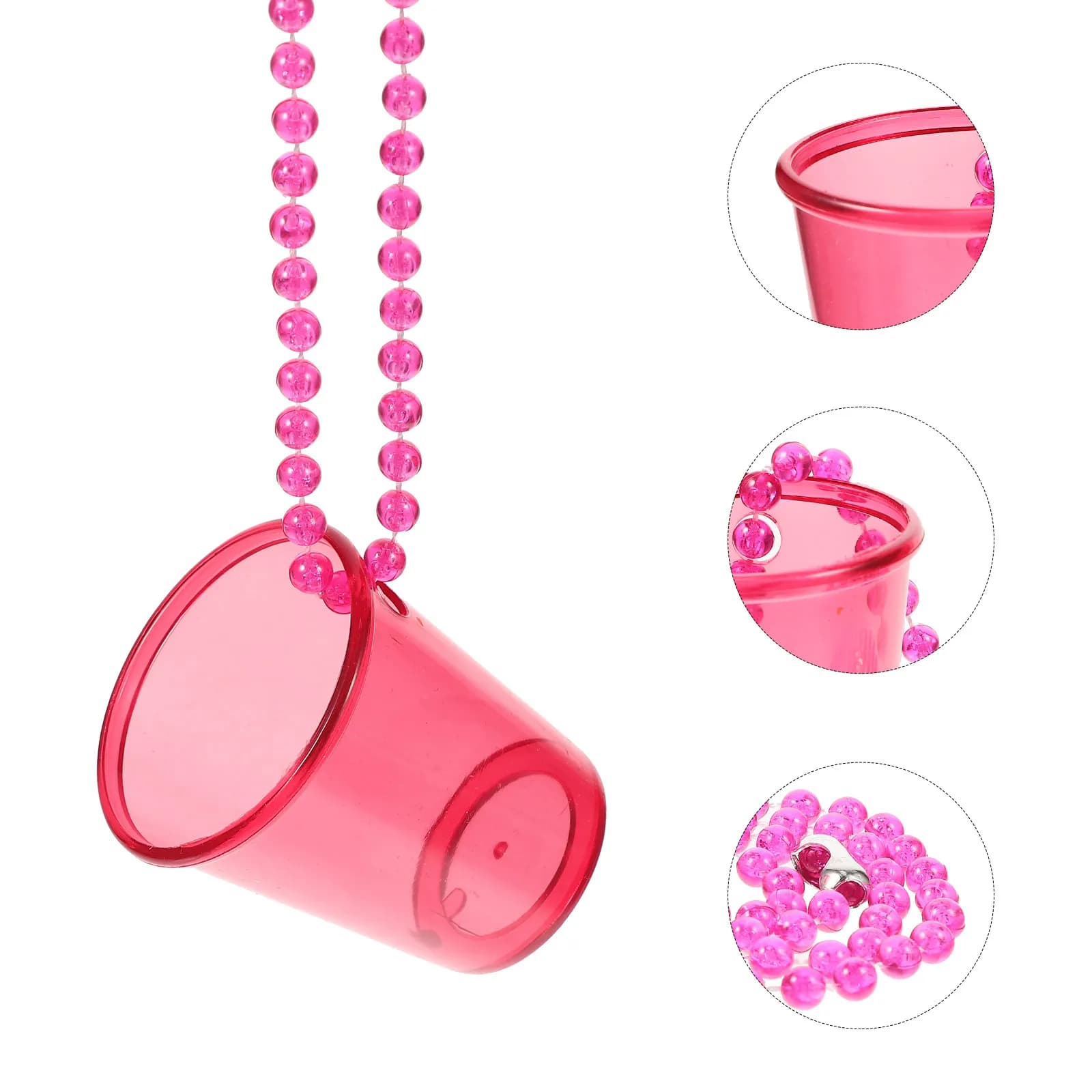 Set di 12 Bicchierini da Shot con Perline, Design Compatto, Piccoli Bicchieri Portatili, Tazze per Vino da Festa, Accessori per Decorazioni per Addio al Nubilato