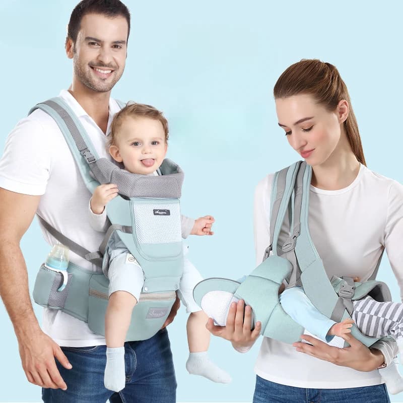 Marsupio ergonomico per neonato Sgabello per la vita Zaino Spalla Swaddle Sling Wrap Infantile da 0 a 36 mesi Sgabello per marsupio Baby Hipseat