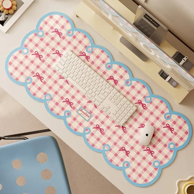 Tappetino per mouse da gaming, tappetino da scrivania grande per tastiera, tappetino XL per computer, superficie per accessori, tappetino XL