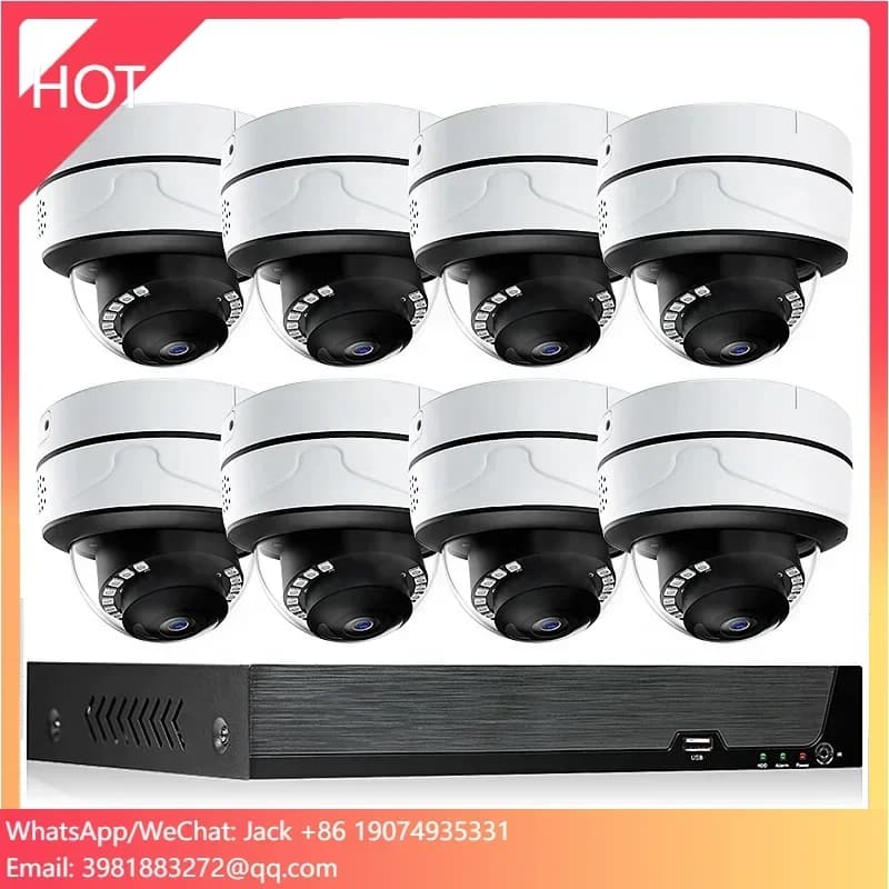 Security camera system Xmeye 4/8 channels 4K 8MP Face Recognize Audio Motion Detection CCTV Camera for Sale Camera surveillance system