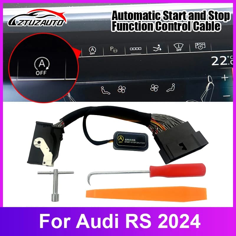 Accessori Auto Start Stop Engine Smart off Canceller elimina Eliminator Disabler Device Control Sensor Plug per Audi RS 2024