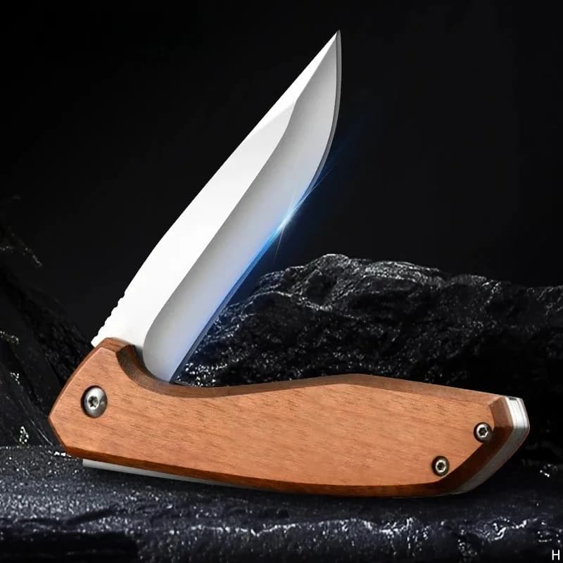 Coltello pieghevole in acciaio inossidabile Coltello da frutta pieghevole per la casa Coltello da tasca multiuso affilato da cucina Comodo da trasportare all'aperto
