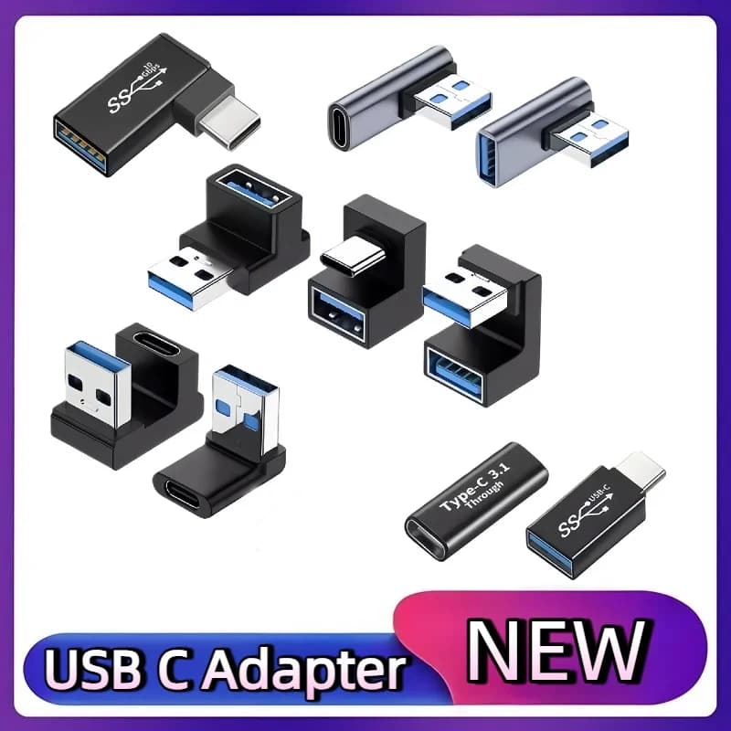 Universal Otg USB 3.0 Cable Charging Adapter Type C to Usb Charger for Samsung Oneplus 9 Phone Accessories Laptop Xiaomi 11 Pro