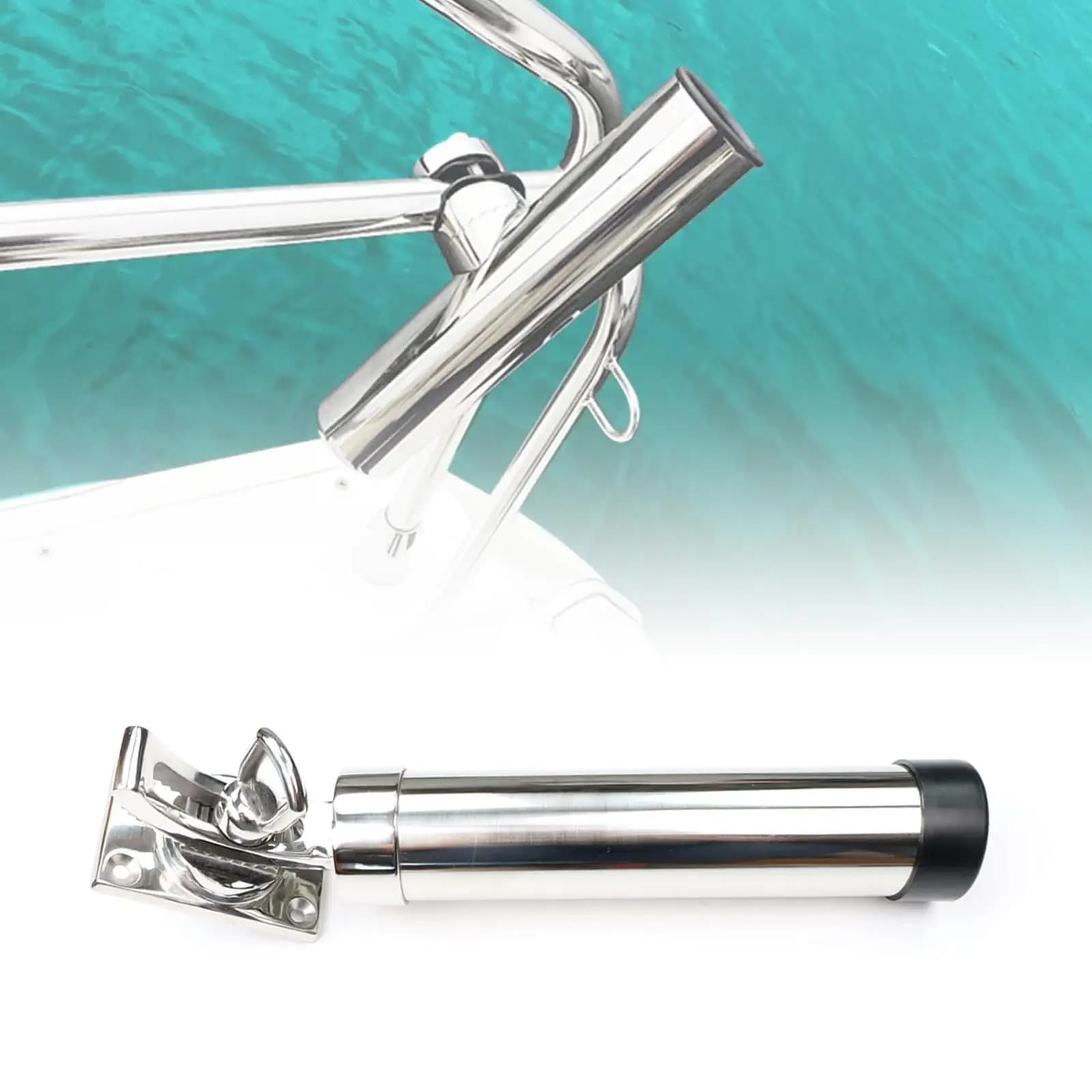 360 degree adjustable fishing rod support, durable fishing rod bridge holder