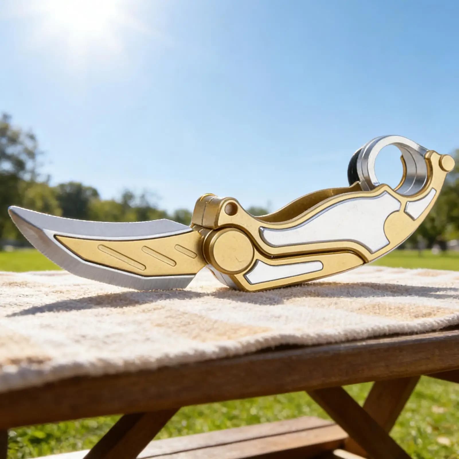 Coltello Fidget Pieghevole, Strumento di Allenamento Manuale, Coltelli a Farfalla, Giocattolo Antistress per Donne, Ragazzi, Collezionisti, Uomini, Bambini, Ragazze, Adulti