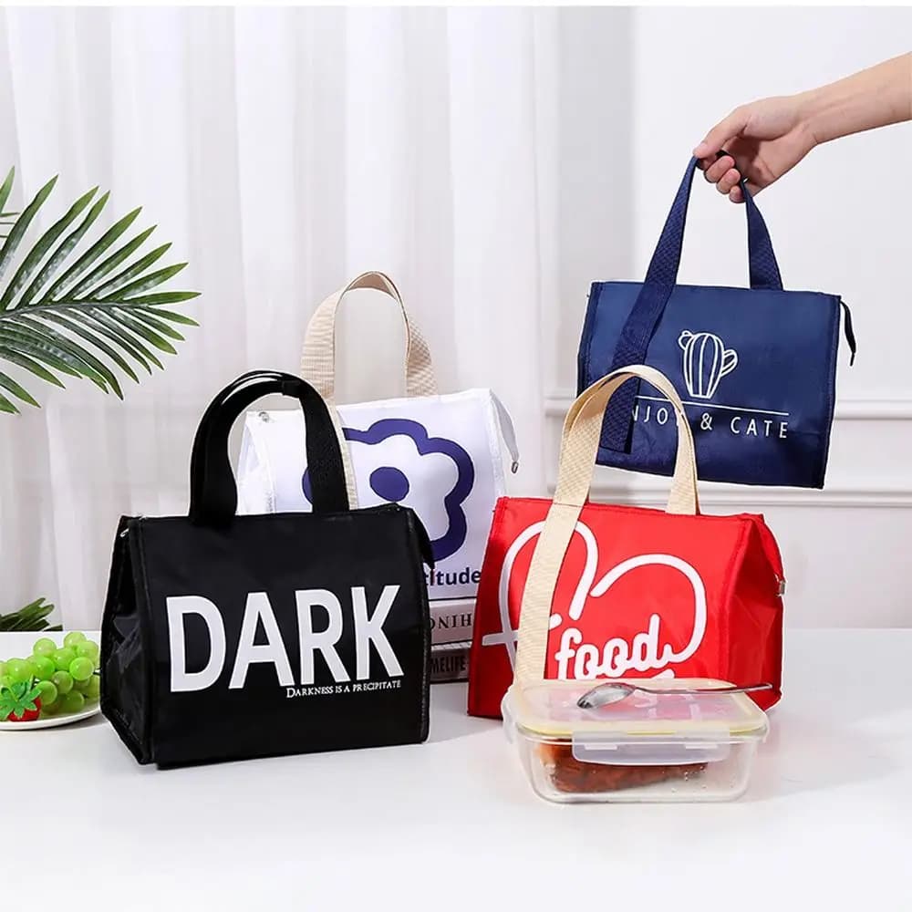 New Portable Thermal Lunch Box Bags Women Kids Food Storage borse Travel Picnic Pouch borsa termica termica Tote Bag