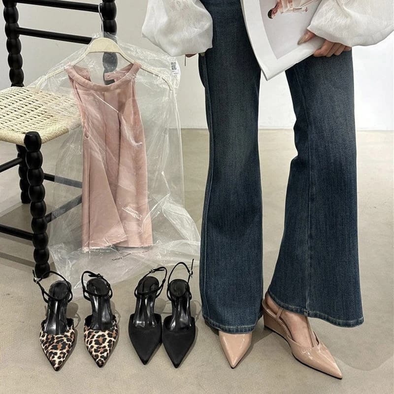 Stylish and Sexy Summer Sandals with High Heels, Fashionable Women's Shoes, New and Comfortable, Big Heels Available