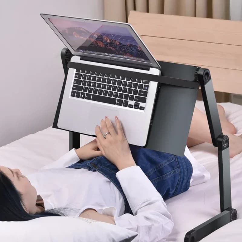 Mobili per ufficio supporto per Computer supporto per Laptop pieghevole regolabile scrivanie per Notebook Lap PC tavolo da scrivania pieghevole supporto ventilato