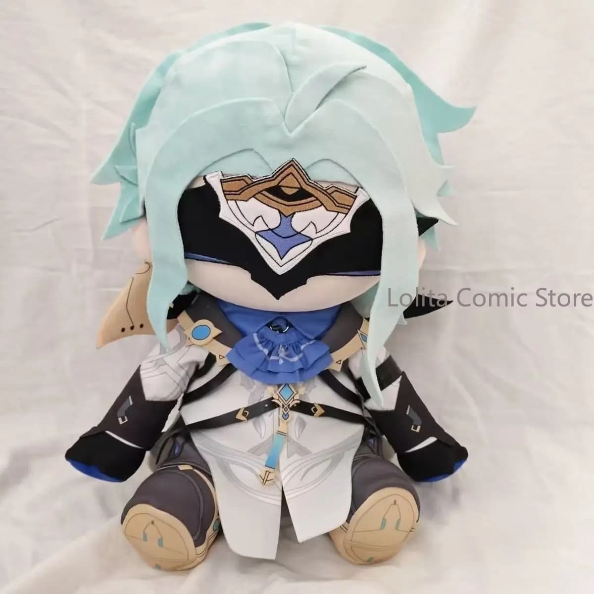 40CM Genshin Impact Il Dottore Zandik The Doctor Cotton Plush Throw Pillow Clothes Dress Up Cushion Plushies Sitting Position