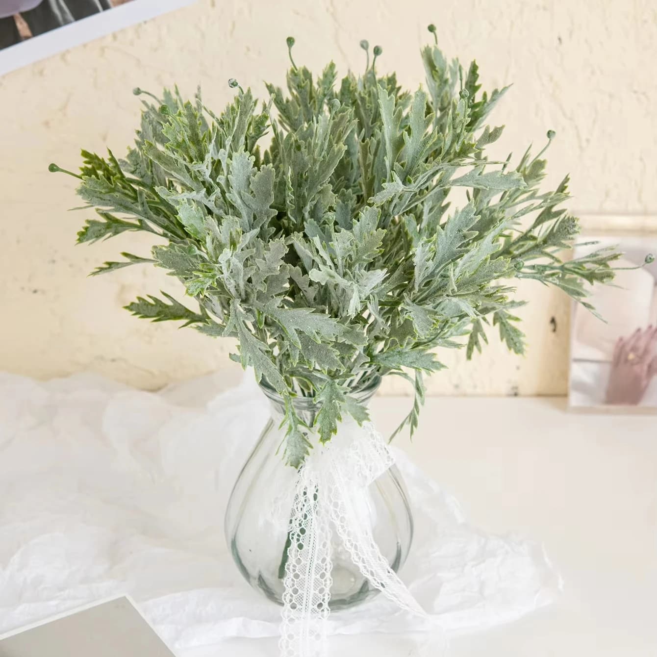 Artificial Plant Chrysanthemum Sheet Faux Plant Vase House Wedding Room Brial Bouquet Valentine's Day Photography Decor Crown Gift DIY