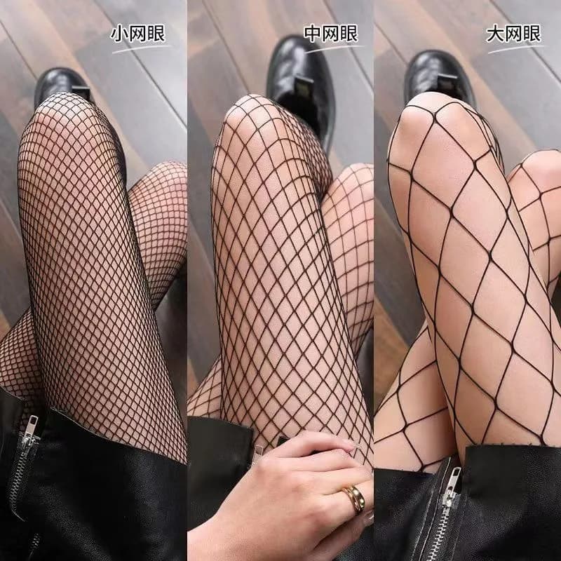 Vendita calda Slim Gambe perfette Donne sexy Maglia lunga a rete Collant in nylon Calze per il corpo Collant a rete per pesci Calze a vita alta