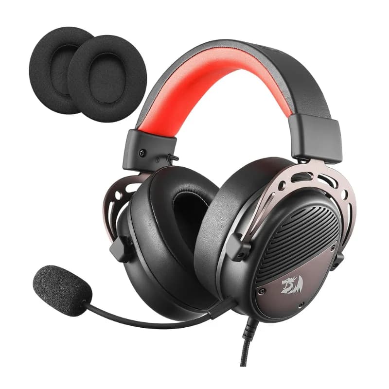 Game Driver Wired USB Redragon H730 53 mm, 360 ° Space Sound, headphone with detachable microphone with noise cancellation