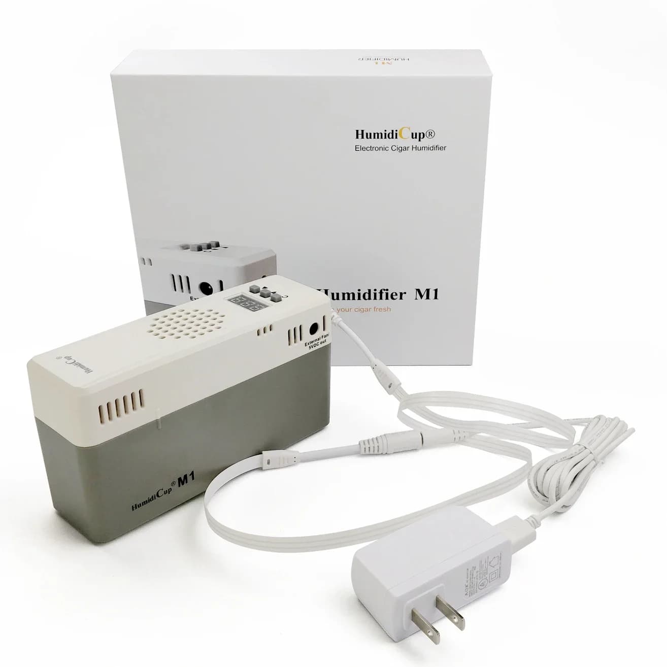Per umidificatore elettronico per sigari HumidiCup M1, per armadietti per sigari e armadietti per vino, umidifica il tabacco dei sigari e il vino rosso