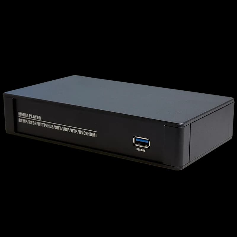 OTV-LC10 UVC Streamer SRT HLS RTMP Live Streaming Capture Card OBS Vmix Youtube Facebook Twitch Media Player