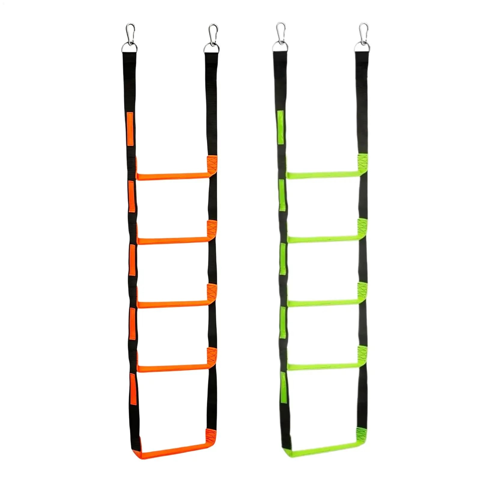 Rope Boat Ladder 5 Step Foldable Docking Rope Stair Folding Boat Ladder For Marine Yacht Kayak Pontoon Canoeing Fishing Swimming