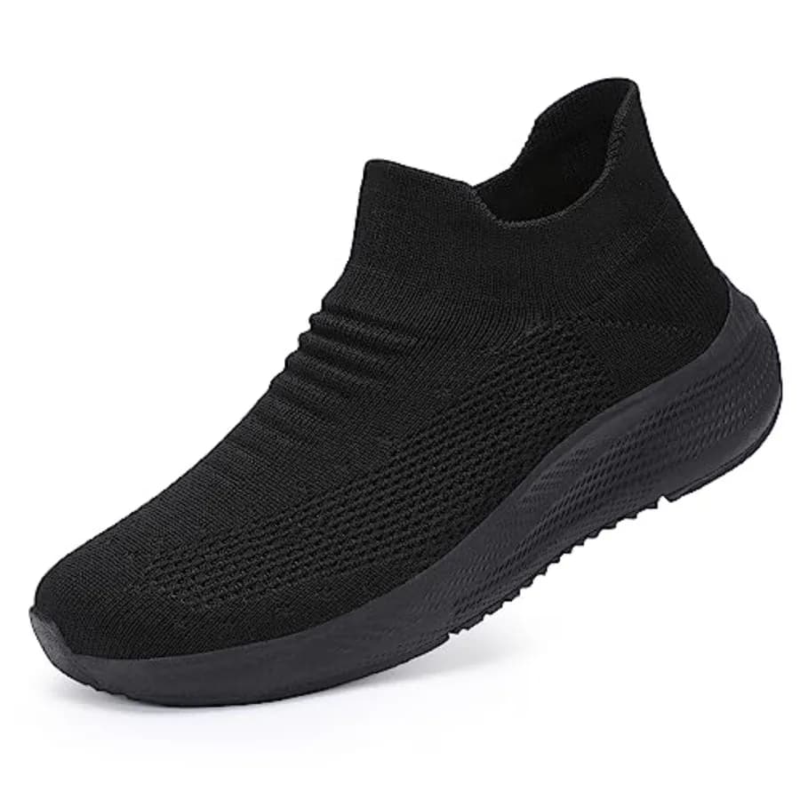 SHULOOK Womens Slip on Walking Shoes Comfort Lightweight Breathable Sock Shoe Non-Slip Mesh Casual Fashion Tennis Running Sneak