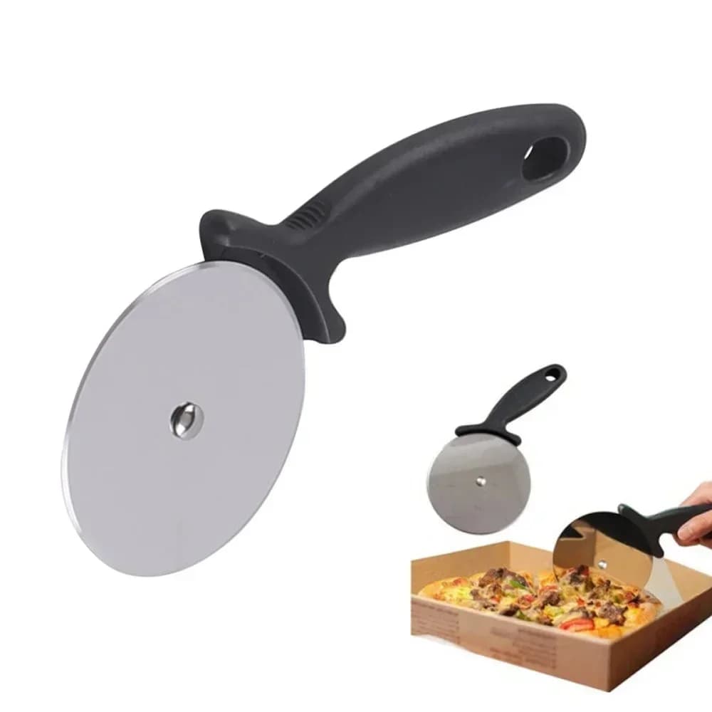 Nuovi frese per pizza Accessori da cucina Taglierina per pasticceria in acciaio inossidabile Coltello per pizza Torta per biscotti Ruota per rulli Forbici da taglio
