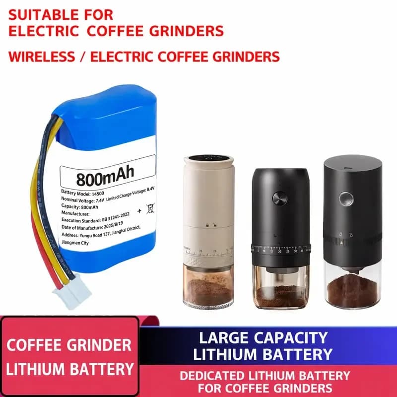 Coffee Grinder for Battery Powered Handheld Bean Grinder for European Cooking Coffee Bean Grinder