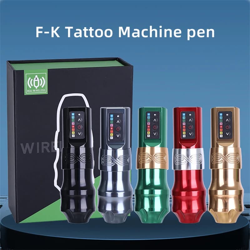 Dispositivo motore rotativo per macchinetta per tatuaggi wireless EXO FK con macchina per tatuaggi professionale permanente a batteria per body art