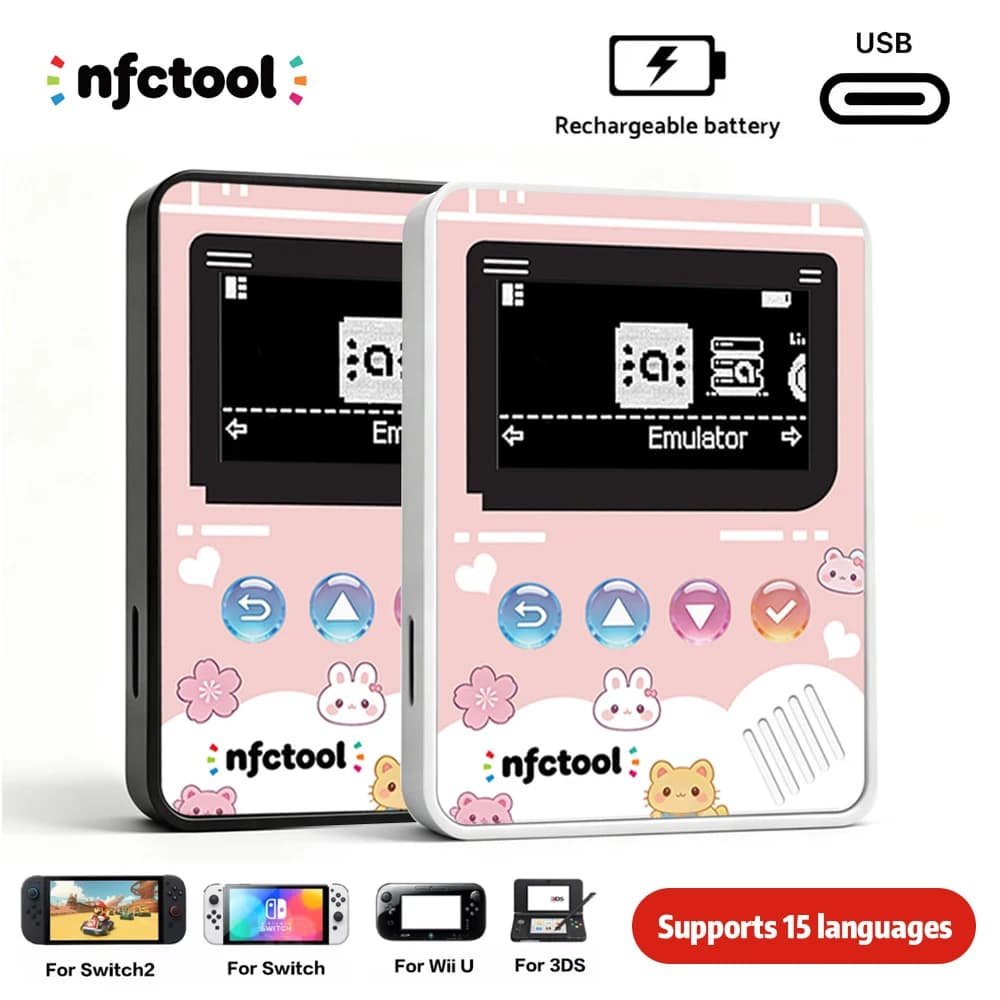 Nuovo Strumento NFC OLED Personalizzato per Emulatore Smart Amiibo IC/NTAG215, Scrittore Bluetooth per Accessori di Gioco Switch 2/Switch/3DS/Wii U