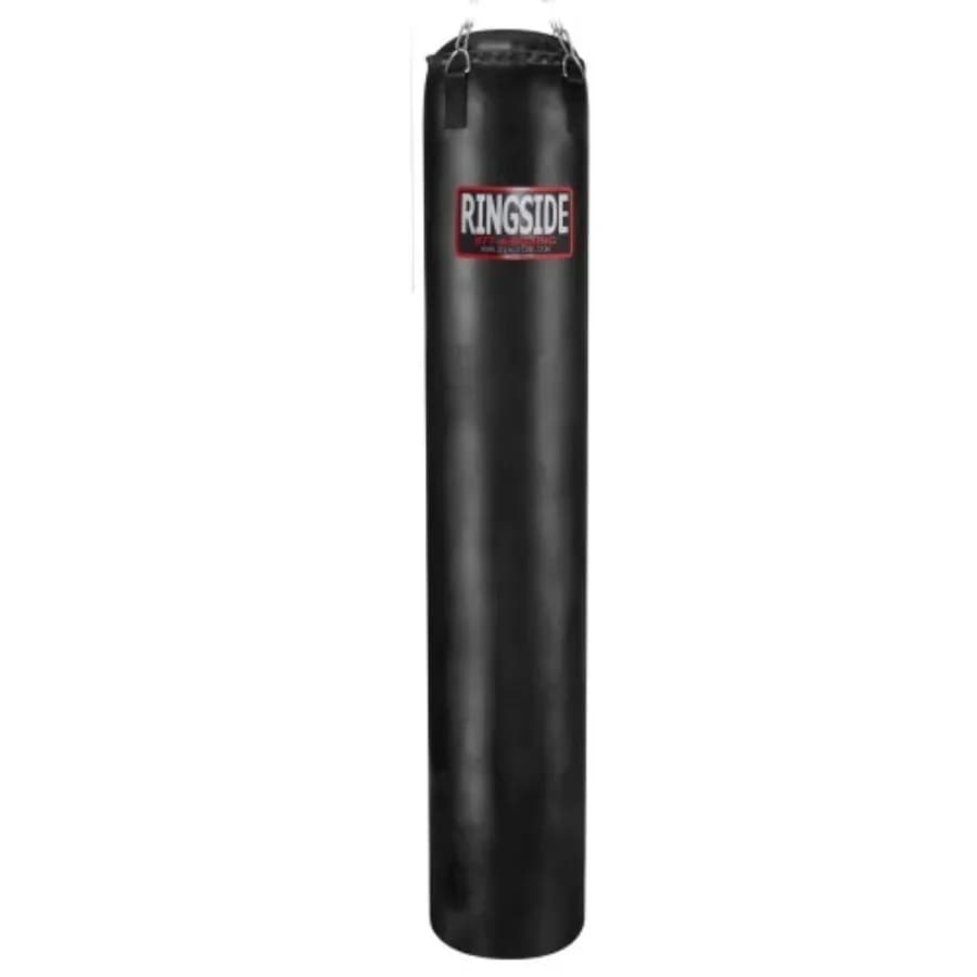 100 pound Muay Thai Boxing Heavy Bag for Gym Workout at Home Size Black Color Diameter 13 inch x 72 inch Durable Rein Height