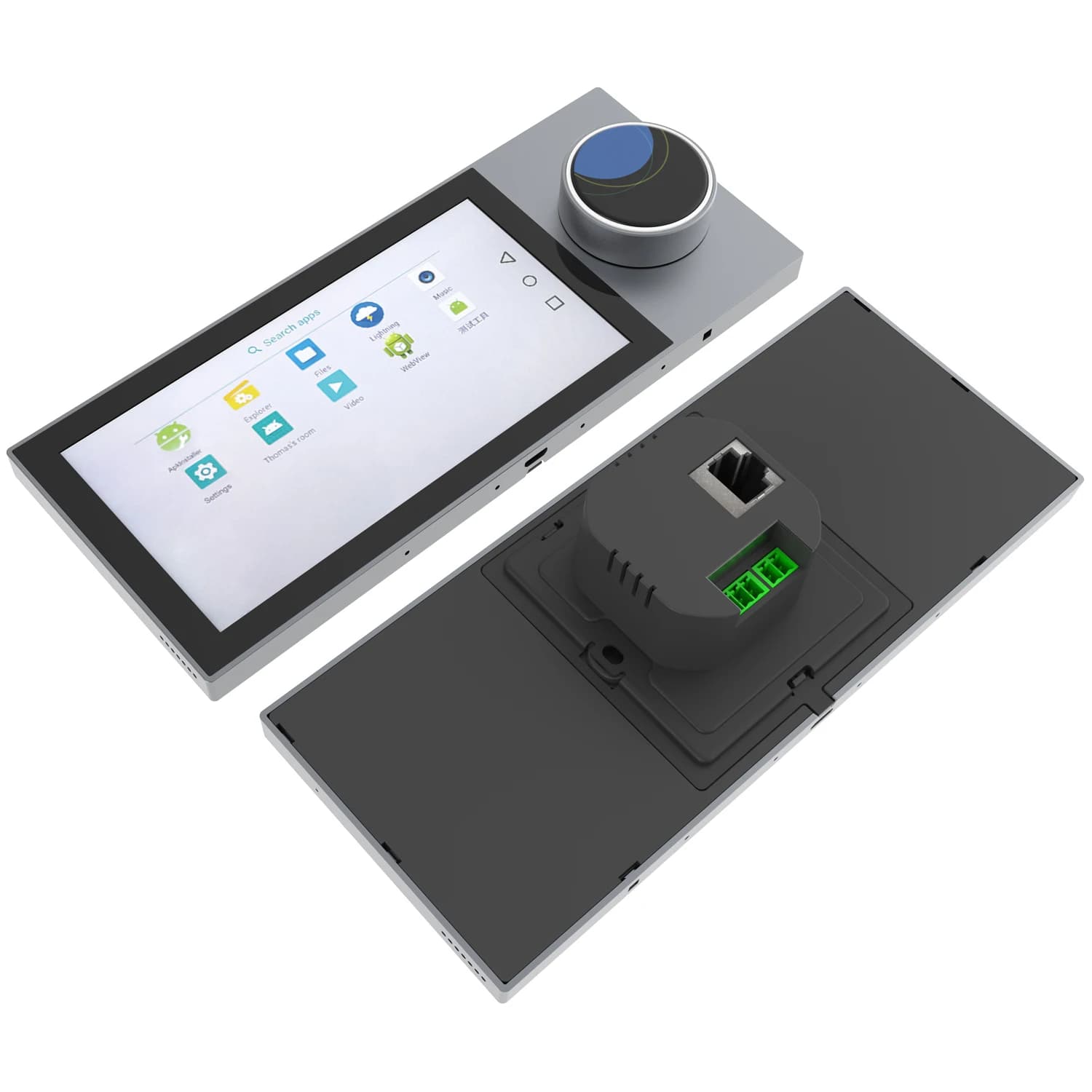 Tablet Android da 6 pollici con touch screen PoE Wi-Fi domestico controllato da app con manopola capacitiva