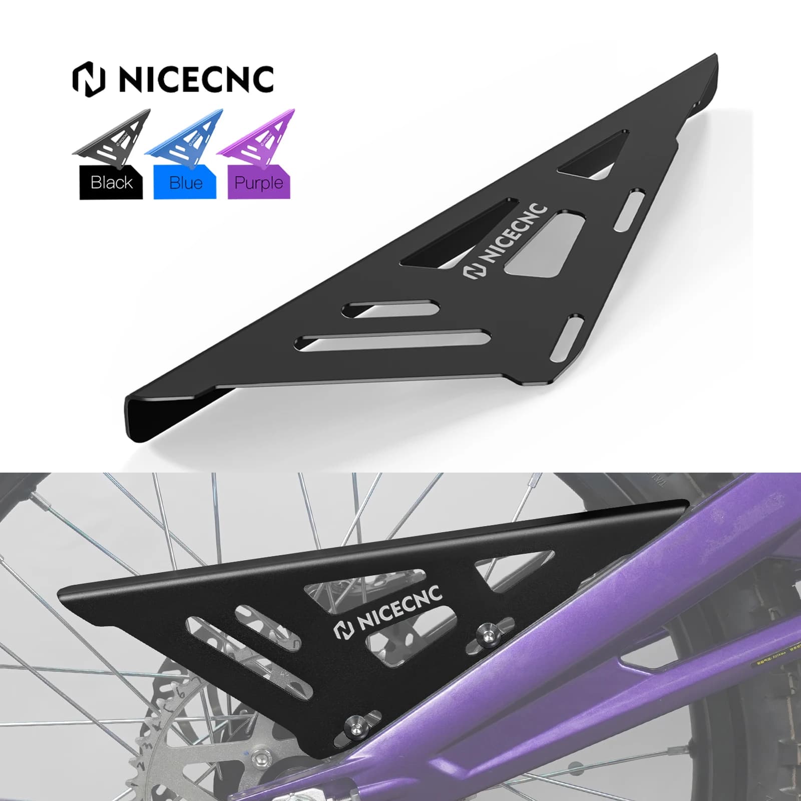 NICECNC For Surron Light Bee X Chain Guard Protector For Sur-Ron Light Bee S L1E For Segway X160 X260 Electric Dirt Bike