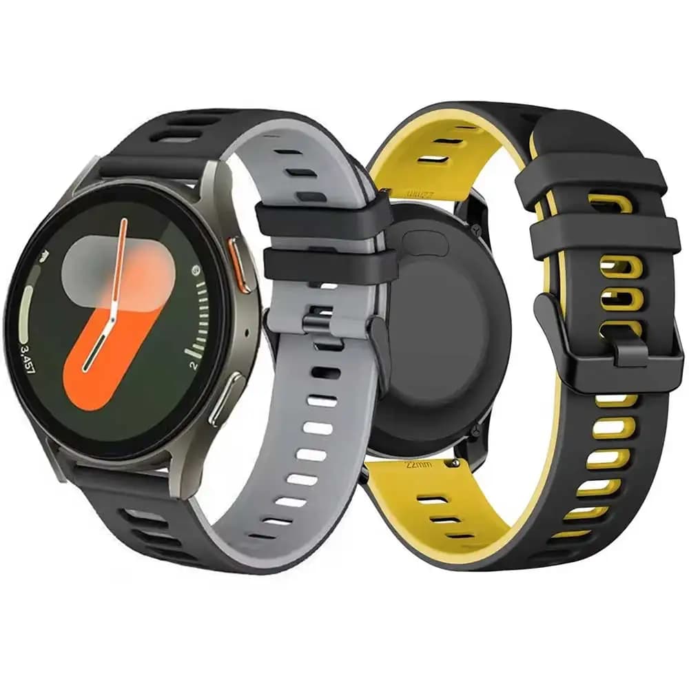 20mm 22mm sports strap for Samsung Galaxy Watch 7-FE-6-5-pro-4-Classic band 40mm 44mm silicone bracelet huawei watch GT 5/4/3/2