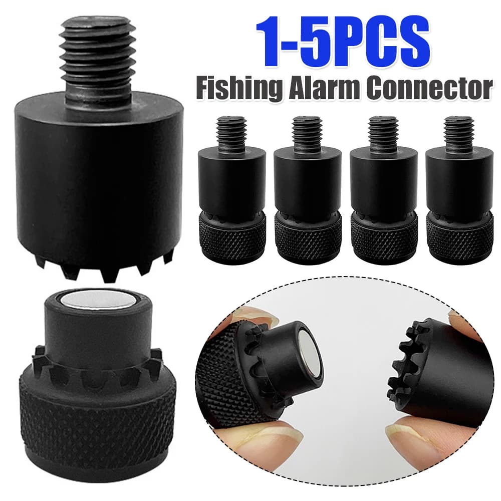 Connettore allarme pesca Allarme pesca Connettore a sgancio rapido Asta Pod Adattatore magnetico Accessori per allarme morso con bastone da pesca