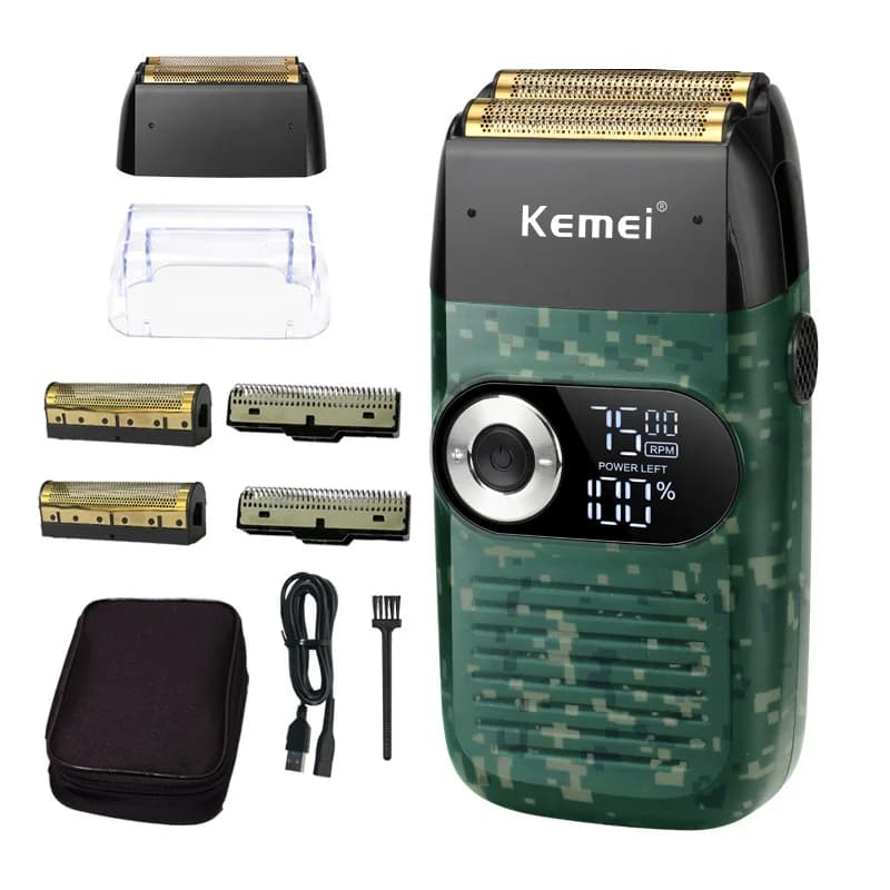 Kemei Electric Razor for Men Rechargeable Shaving Razor Floating Electric Razor Barbiere Haircuts Shaving Machine for facial care