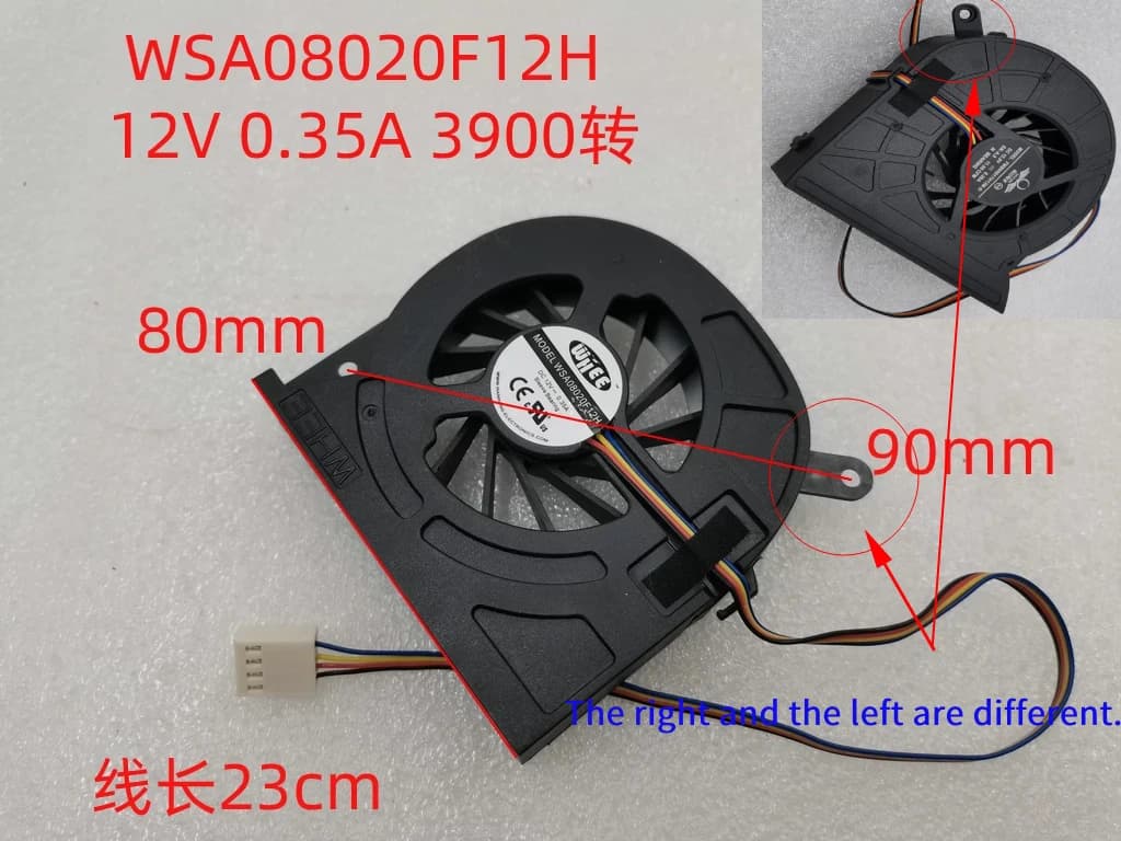 Nuova ventola di raffreddamento della CPU del Laptop per la ventola di raffreddamento del Notebook TF200 TF200PW FMB08017H12M-D
