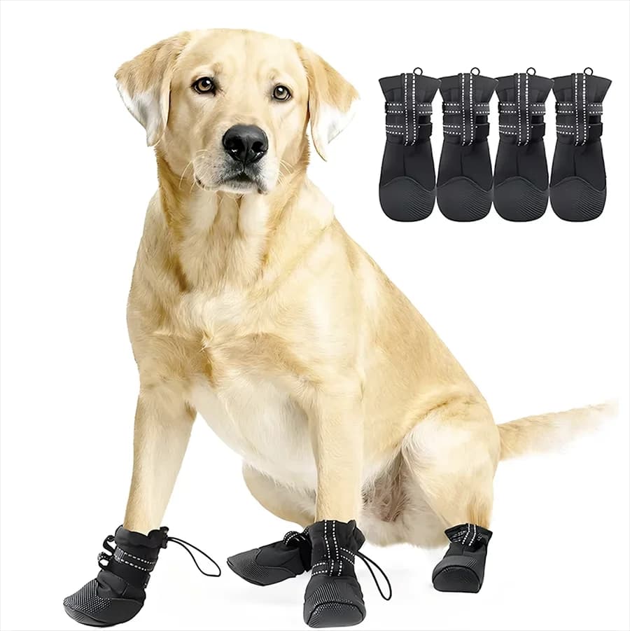 New Pet Dog Shoes Waterproof Booties Socks for Dogs Rubber Anti-slip Shoes For Small Medium Dogs Cats Puppies Footwear