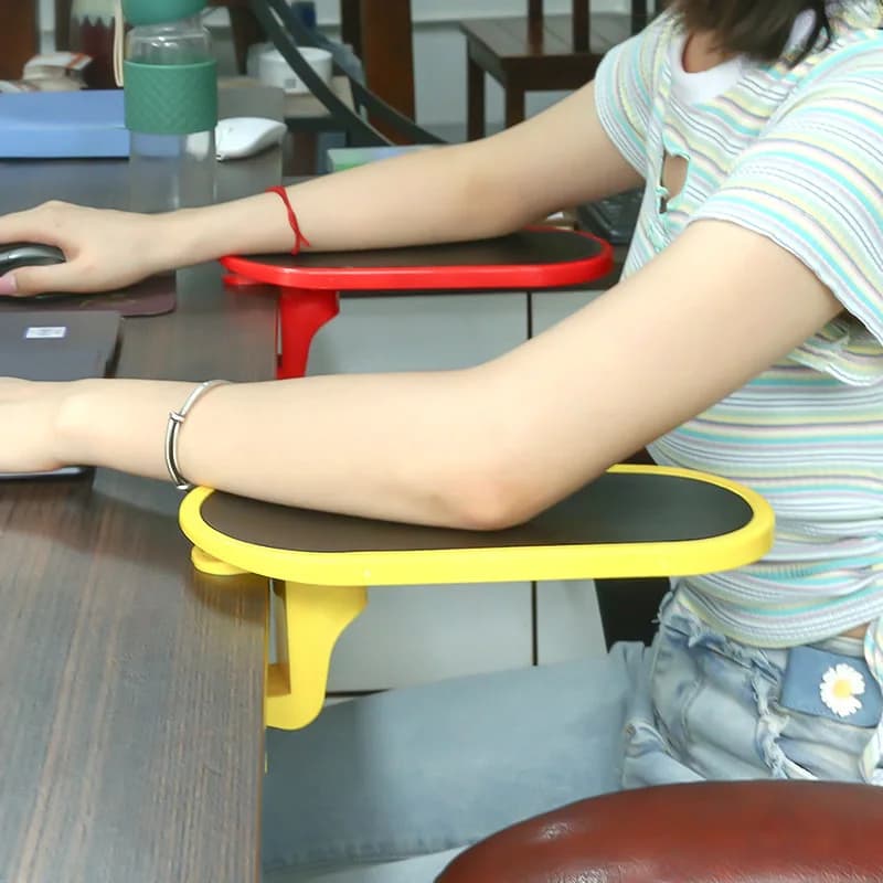 Nuovo supporto per braccio da computer per scrivania, poggiapolsi ergonomico regolabile per tastiera, estensore per bracciolo, supporto girevole per tappetino per mouse