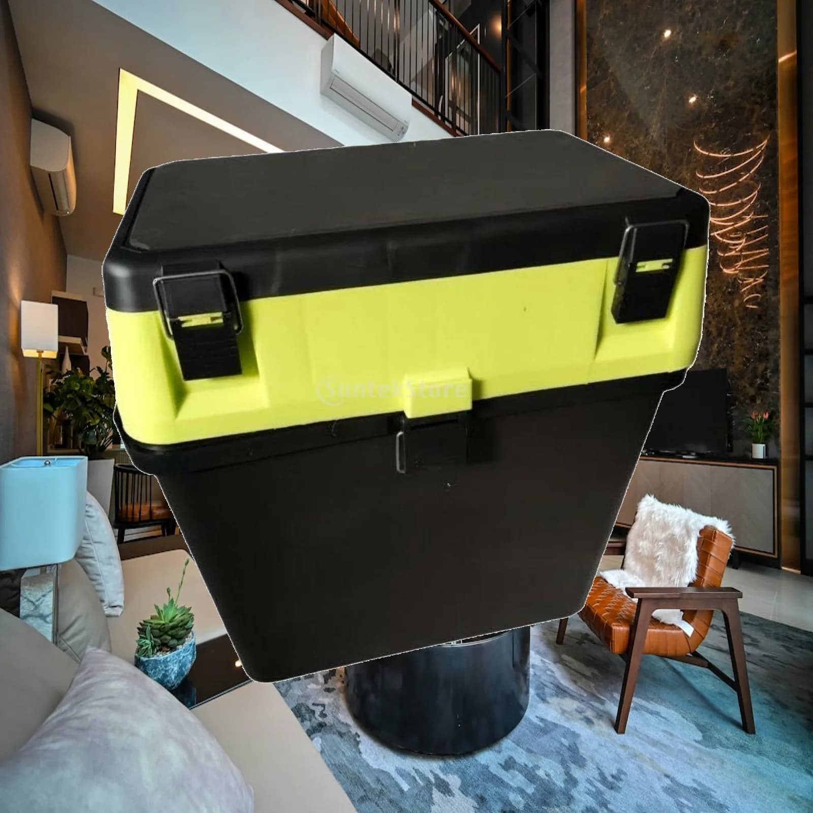 Versatile Fishing Tackle Container with Lid Tray Organizer Tackle Box for River and Sea Fishing