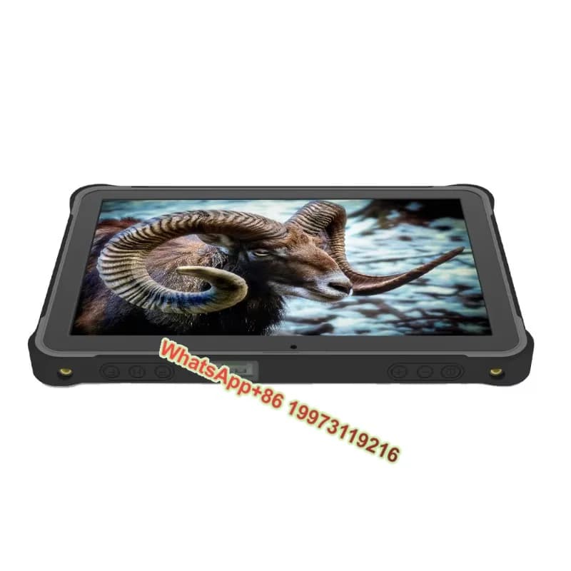 Tablet robusto industriale Win Dows10 da 10,1 pollici con docking station scanner 2D 8 GB 16 GB SSD opzionale da 512 GB 2 TB per la programmazione