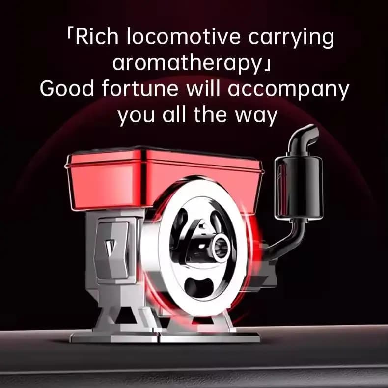 Luck Machine Solar Energy Car Aromatherapy Auto Aroma Ornaments Rotating Deodorant Diffuser Air Fragrance Decorations V7D7