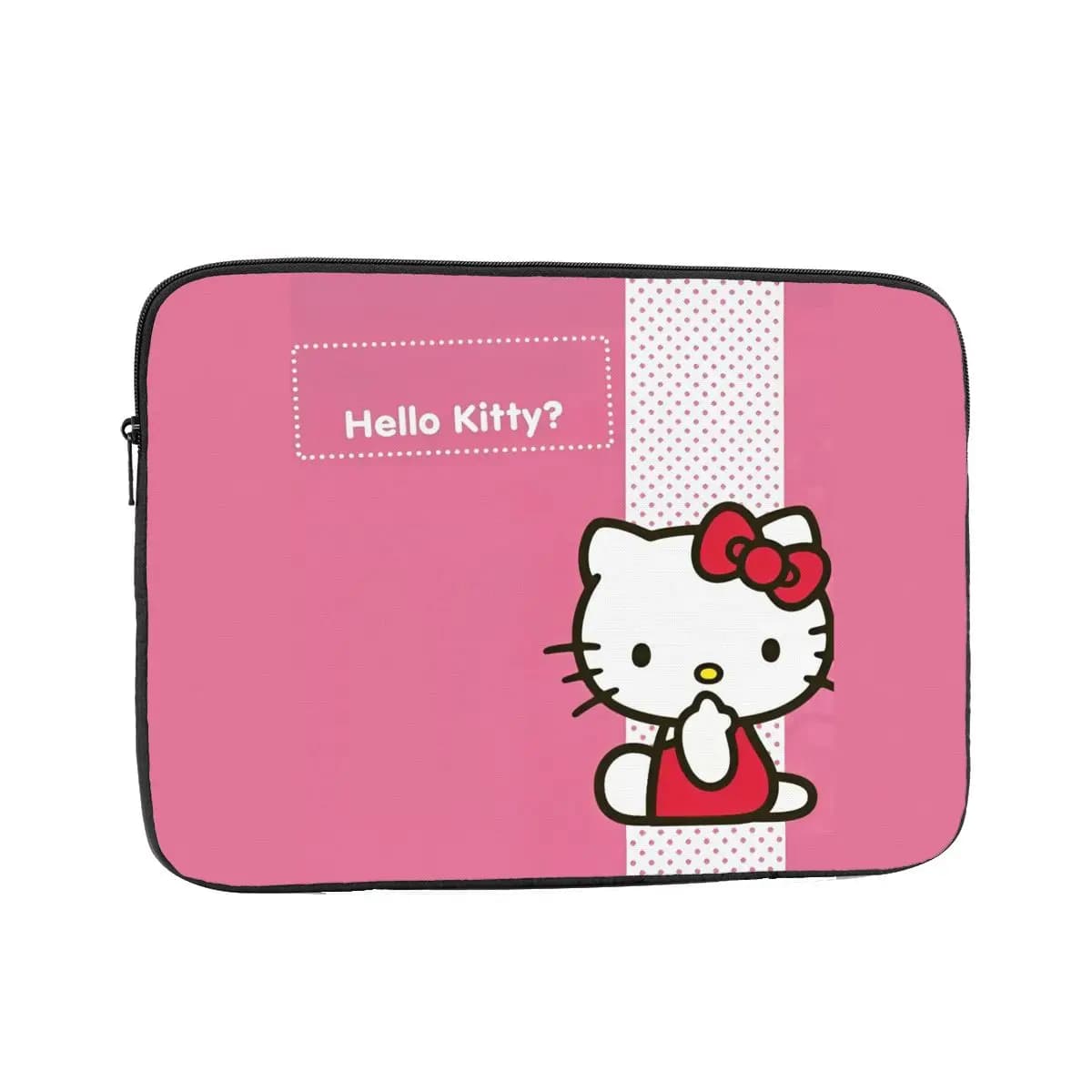 Borsa per laptop e tablet Hello Kitty Anime, custodia protettiva antiurto con design a cartone animato, per modelli da 10, 12, 13, 15, 17 pollici