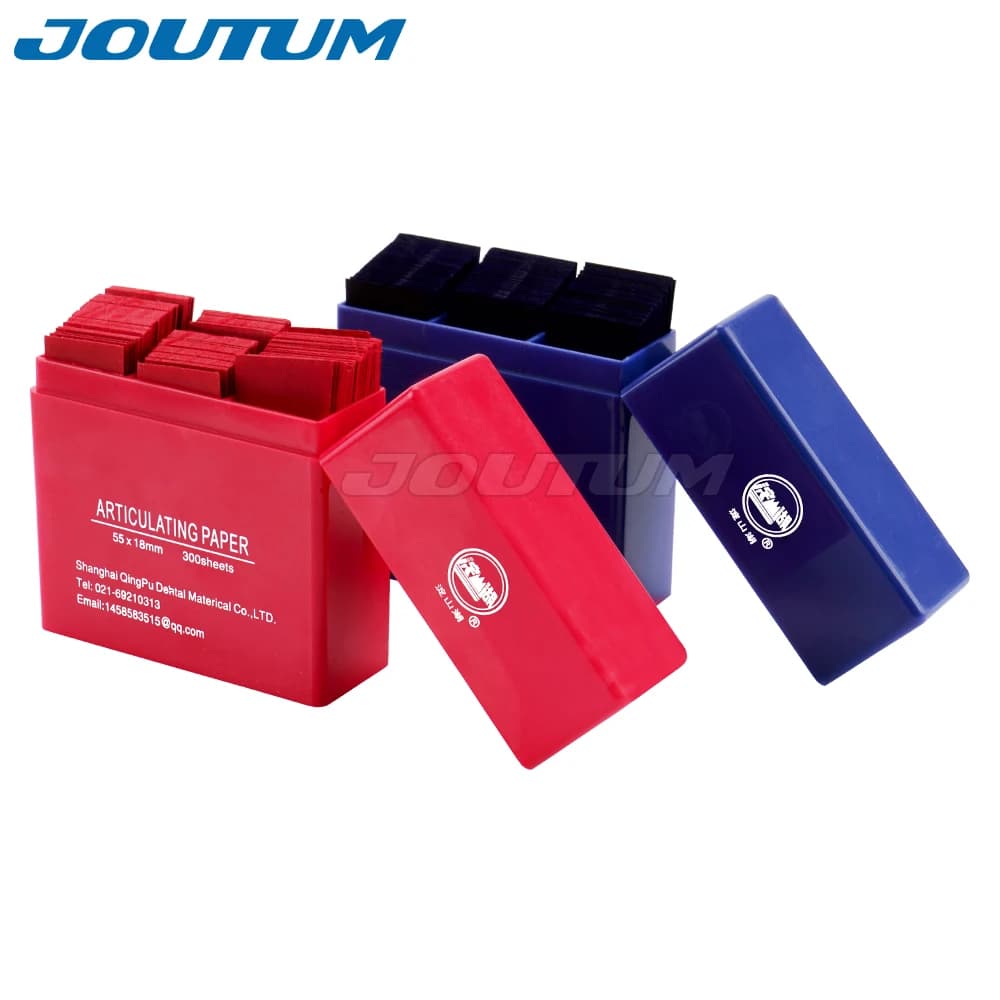 Dentist Blue Red Double Sided Bite Strips Dental Articuling Paper Dentist oral tooth care tool whitening material 300 pieces