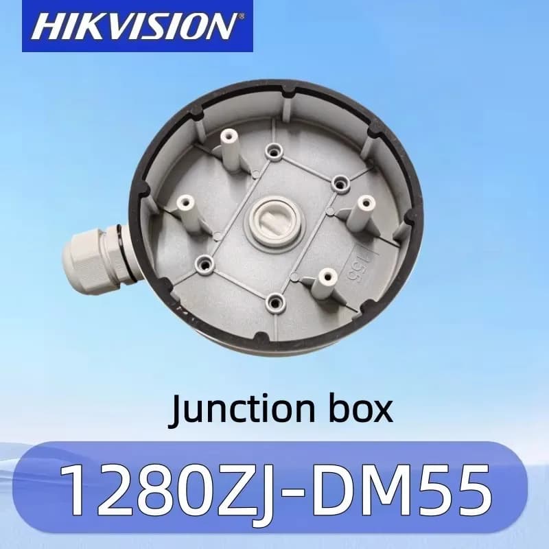 Hikvision DS-1280ZJ Scatola di giunzione in alluminio IP66 con staffa per montaggio a parete impermeabile per telecamera IP di sicurezza CCTV a cupola per esterni