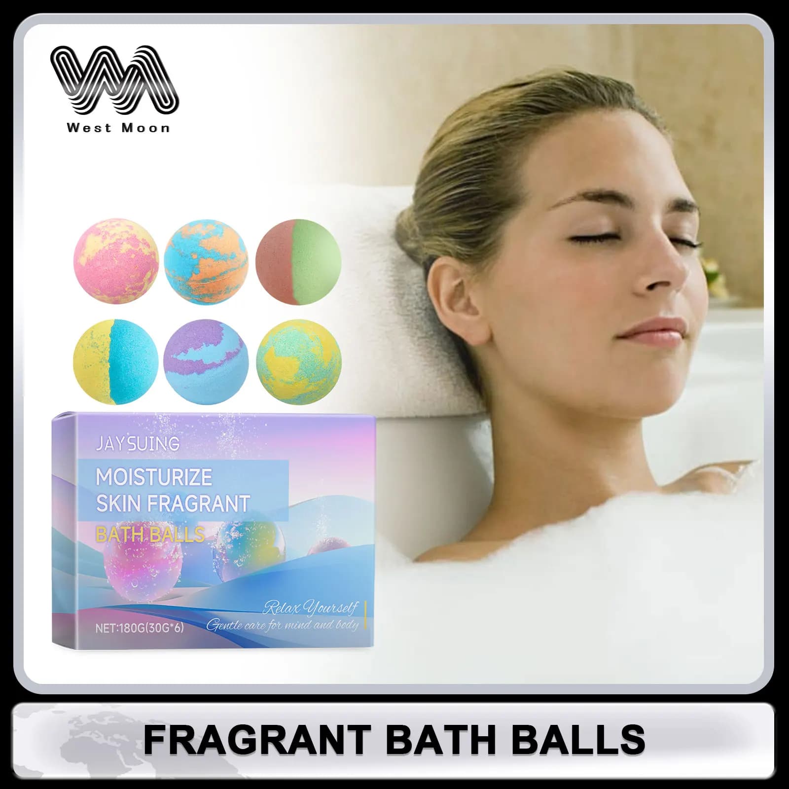 Bubble bath bombs relief exfoliating relaxing aromatherapy shower moisturizing fragrance nutrient Spa for adult body cleanser