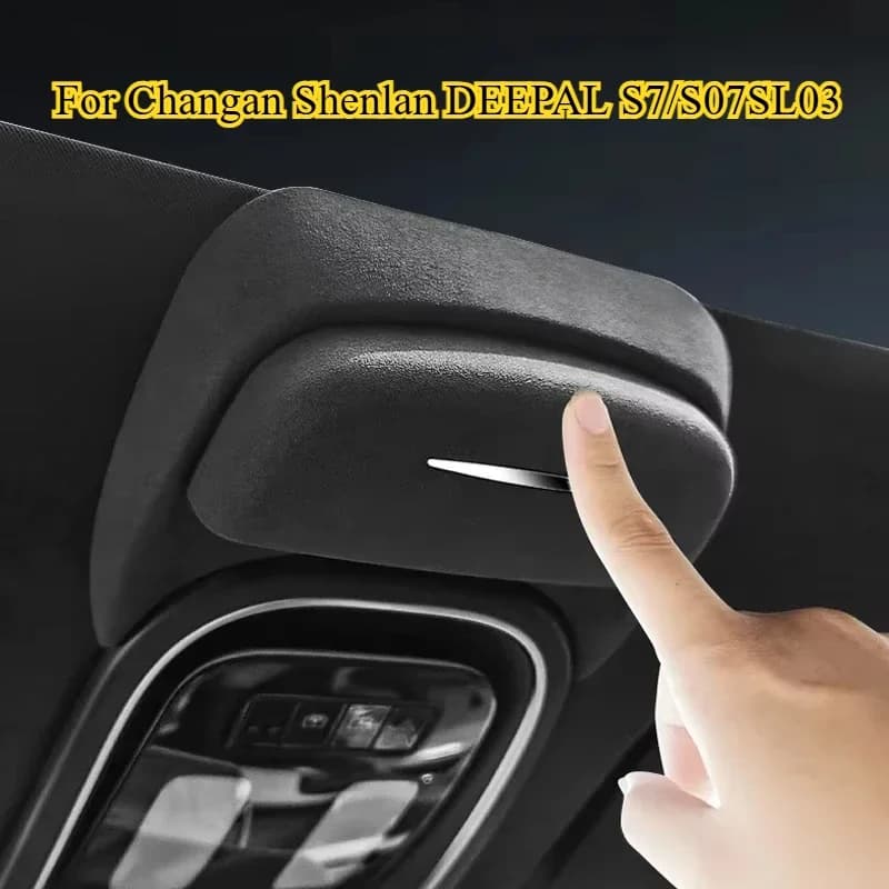 Per Changan Shenlan DEEPAL S7/S07SL03 Custodia per occhiali per auto Occhiali da sole sul tetto Clip di stoccaggio protettiva Accessori per la modifica automatica