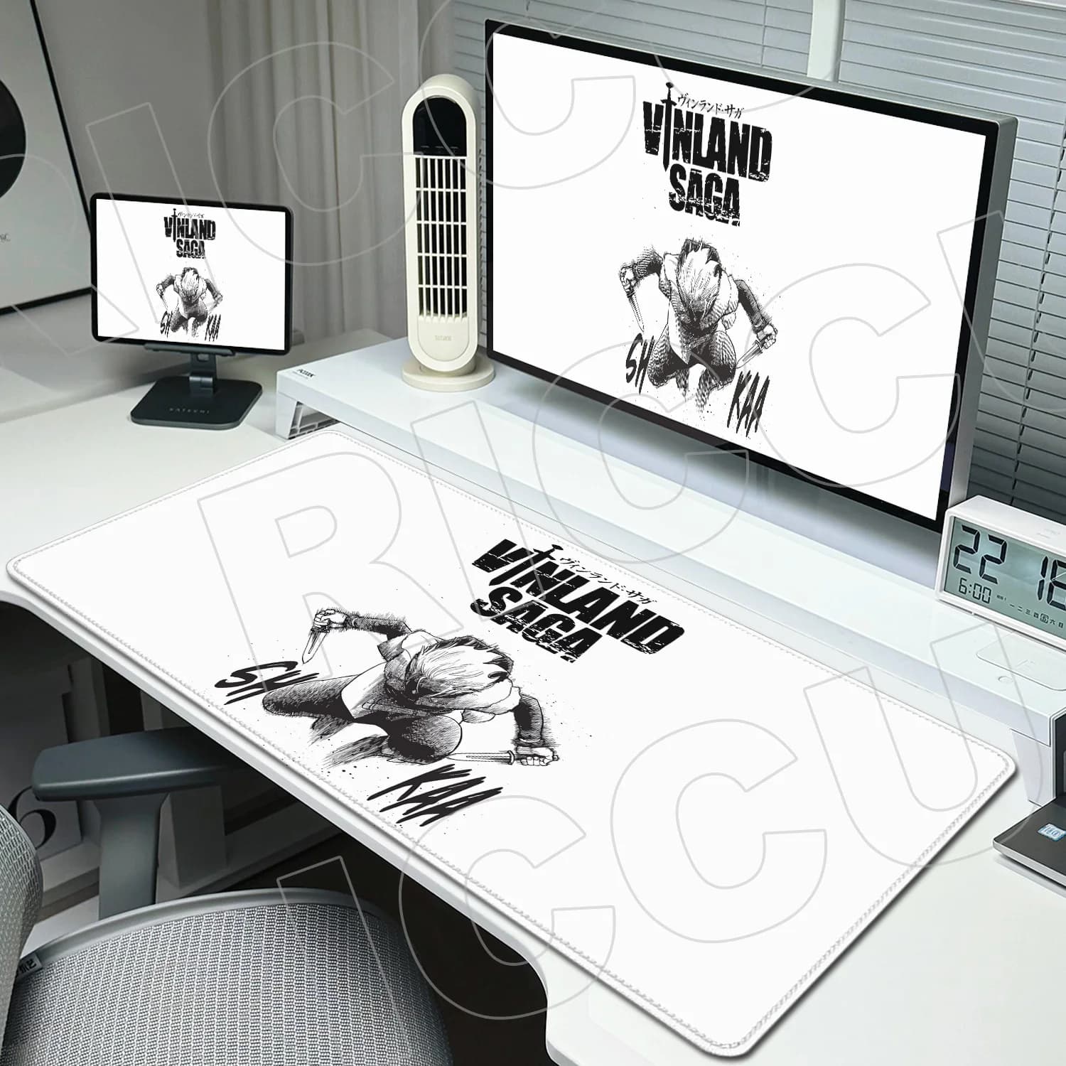 XXL Large Mouse Carpet V-Vinland Saga 90x40 cm Carpet MousePad E-sport Game Keyboard PC Accessories Computer Expanded Desk Mats