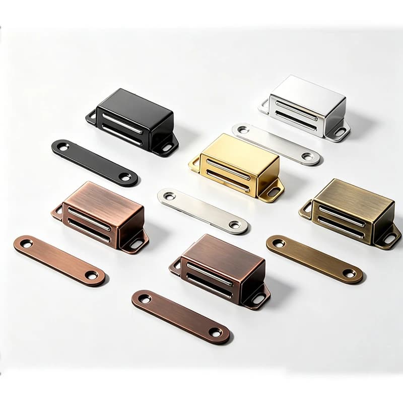 Stainless Steel Stop Latch Cabinet Stopper Wardrobe Door Lock Magnetic Catch Strong Suction Magnet