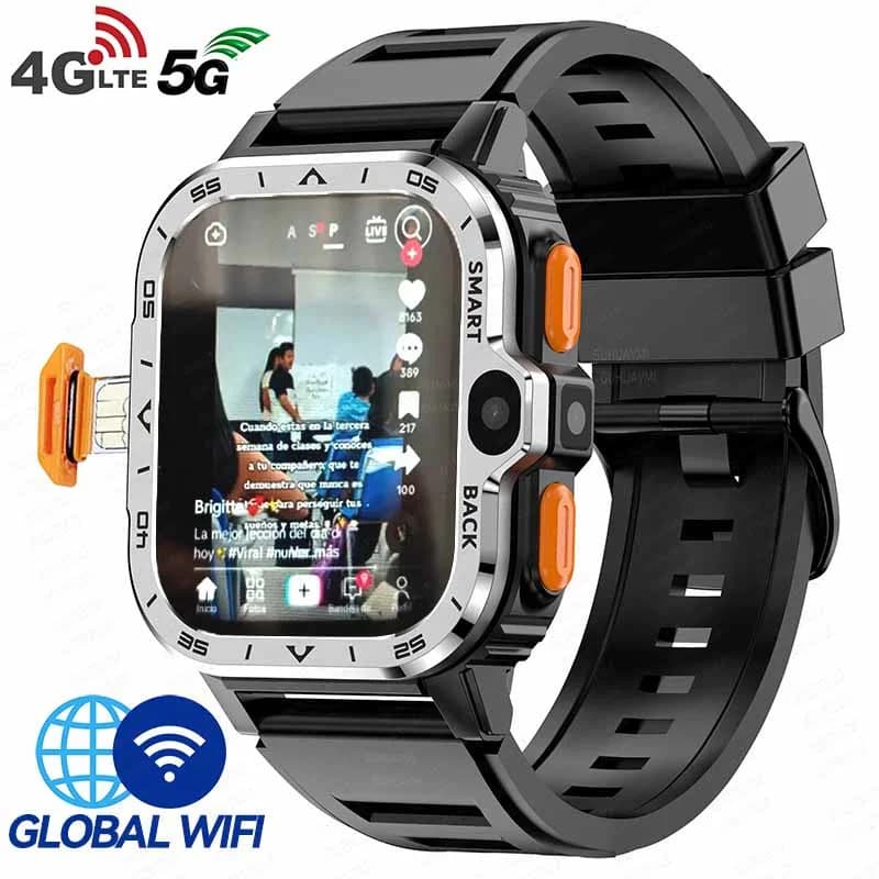 2024 new Smartwatch with camera HD man woman 2G 4G Sim Card 64GB 16GB ROM GPS WiFi phone waterproof SmartWatch Pk DW88 DW89