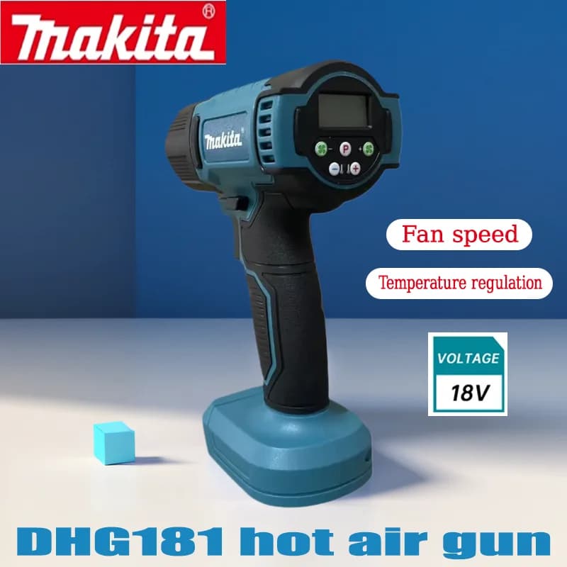 Makita Giappone importato batteria al litio pistola ad aria calda DHG181 wireless piccola pistola per saldatura in plastica pellicola termoretraibile pellicola per auto speciale