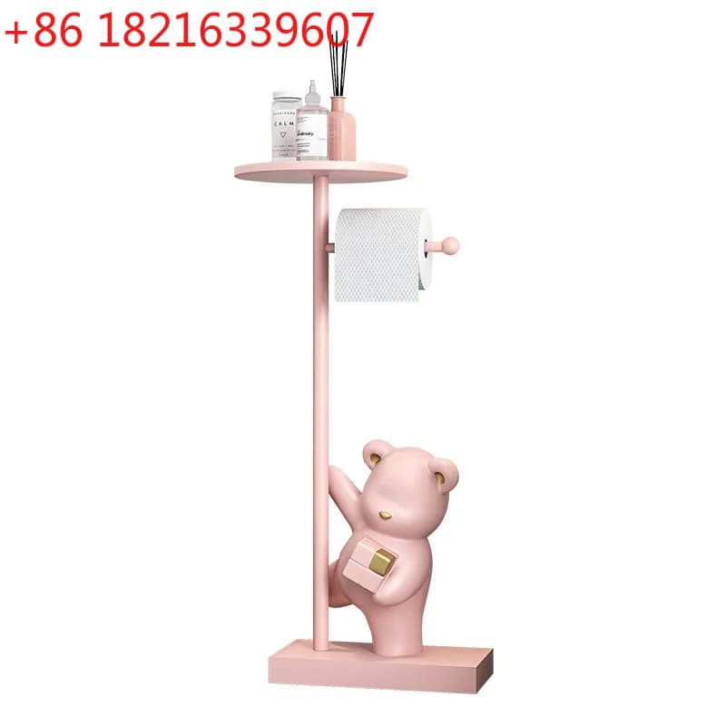 Creativo bagno portarotolo di carta ornamento WC senza punzonatura bordo WC decorazione della casa