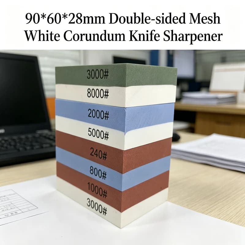 180*30*28mm Mini Dual Side Whetstone Set Professional Knife Sharpener Wetstone Kitchen Grinding Supplies