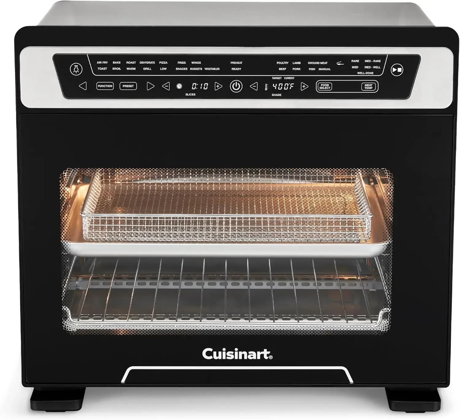 15-in-1 Extra-Large Digital Air Fryer Oven with 9"x13" 2-in-1 Pan, Air Fry 4 Lbs of Wings, Cook a 13 Lb Turkey or 5+ Lb