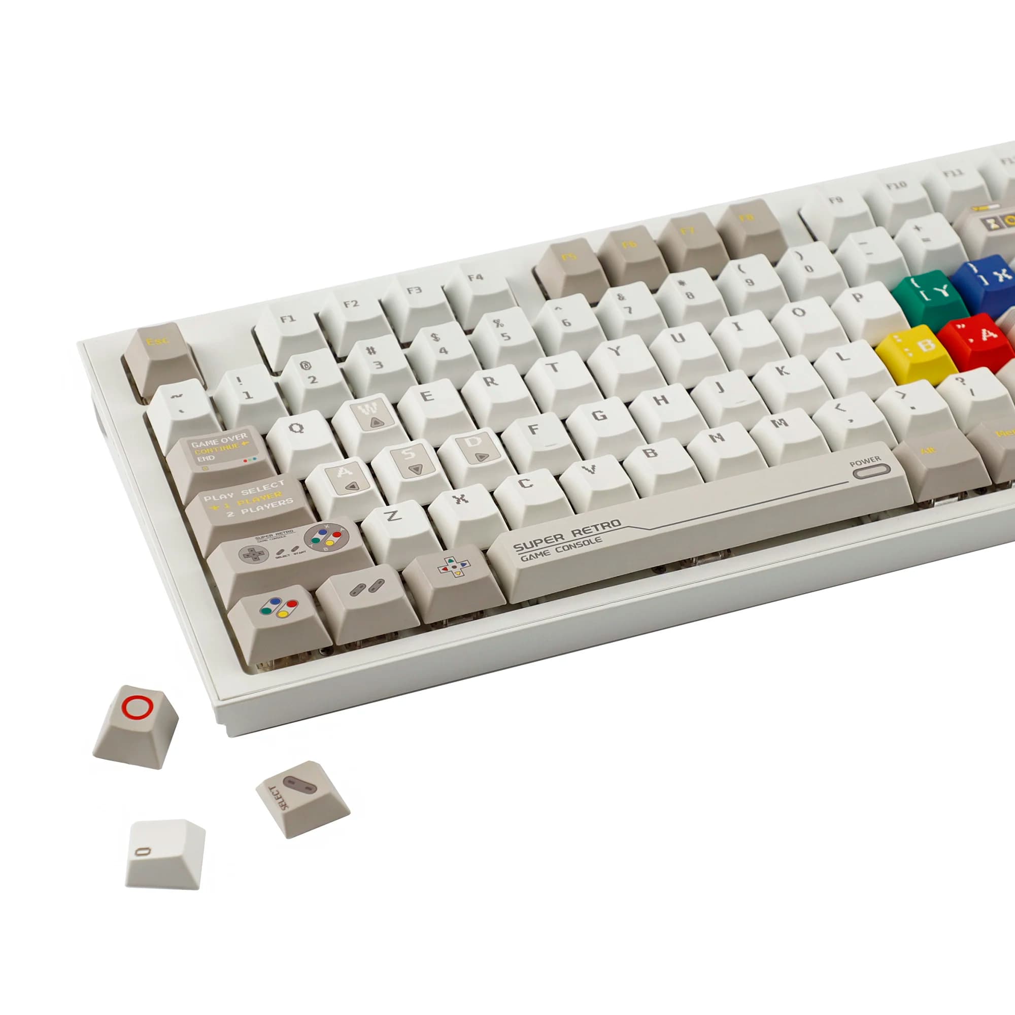 Keycaps YMDK Retro Game Reminiscence Theme 149 Tasti Cherry Profile PBT con Stampa Superiore a Sublimazione per Tastiera Meccanica MX