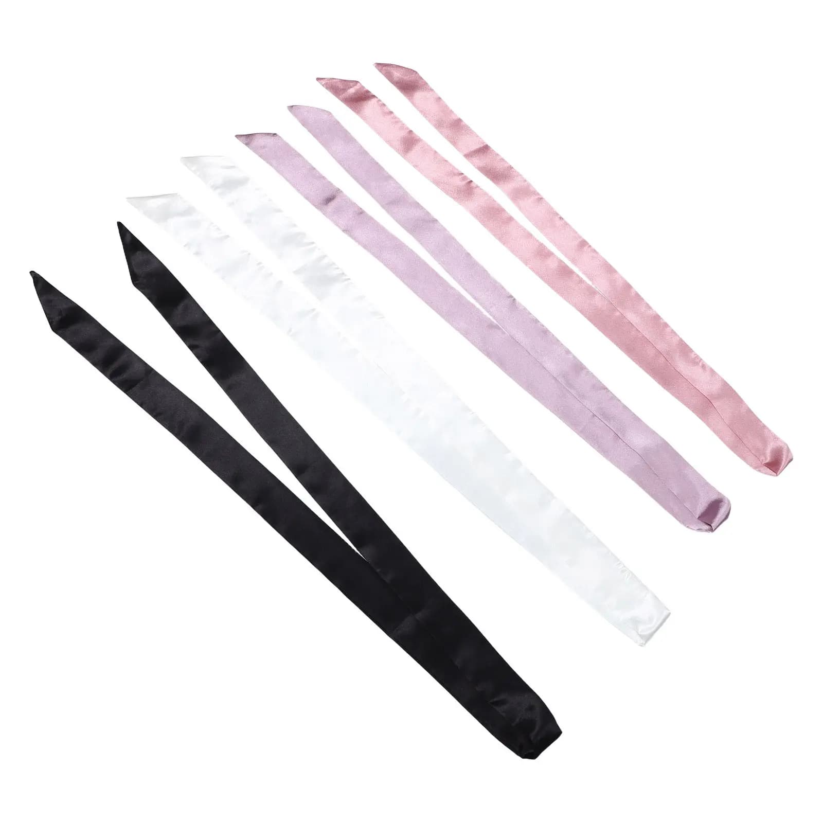 4Pcs Chiffon Robe Belt Replacement Bathrobe Waist Long Sash Soft Tie Belt Elegant Bridal Wedding Dress Accessories for Women